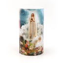 LED Candle 4x7 Our Ladies Grace &amp; Fatima
