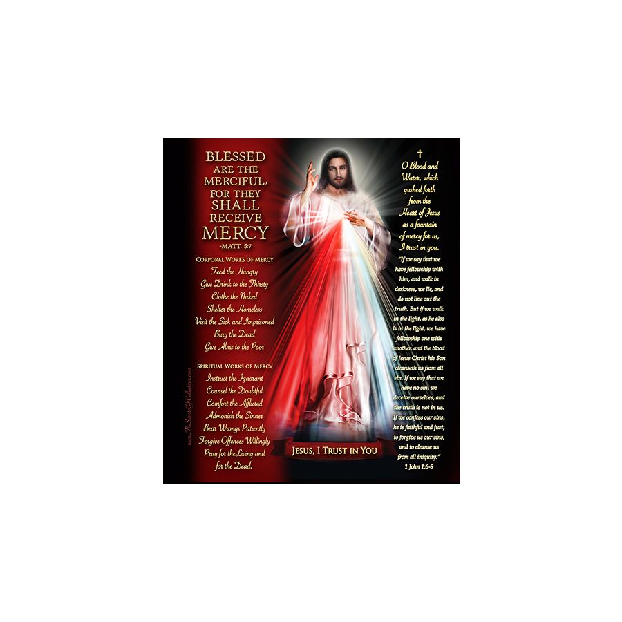 LED Candle Divine Mercy