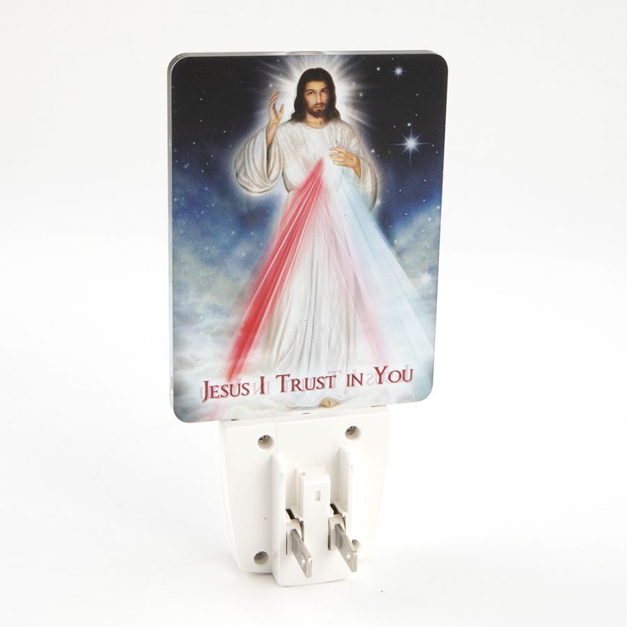 LED Night Light Divine Mercy