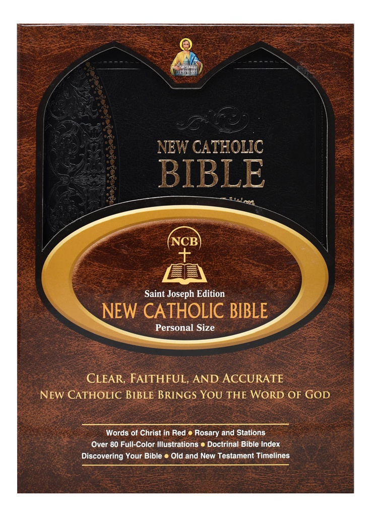 St. Joseph New Catholic Bible Black (Personal Size)