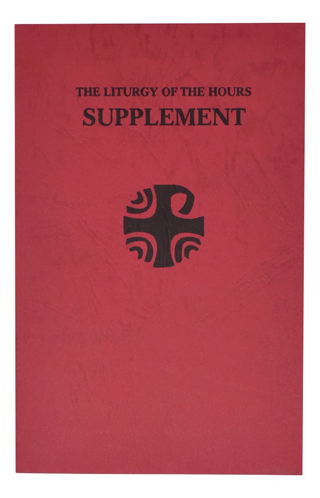 Liturgy Of The Hours (Large-Type Supplem