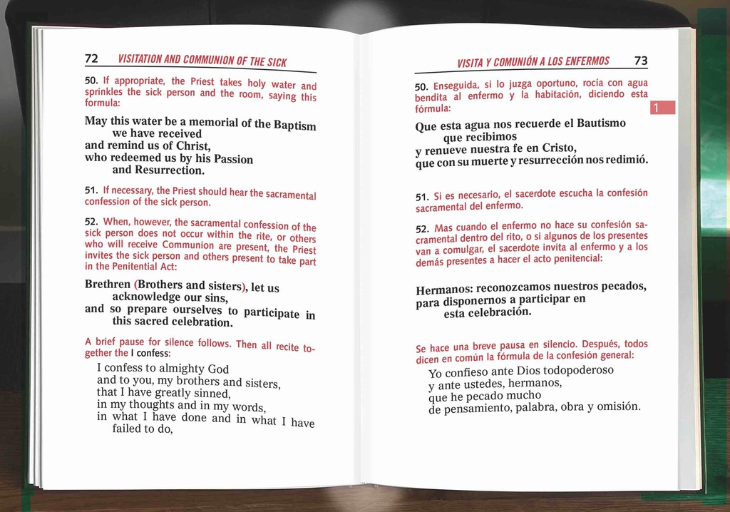 Pastoral Care Of The Sick (Bilingual Edi