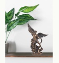 St. Michael Bronze hand Painted