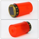 Solar Cemetery Candle - Red
