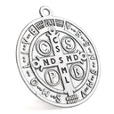 1.2" St. Benedict Oxidized Medal