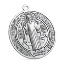 1.2" St. Benedict Oxidized Medal