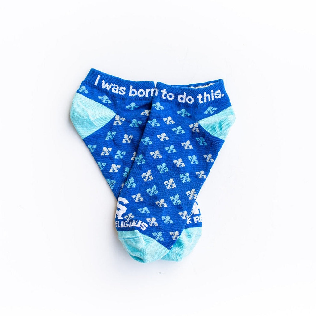 St. Joan of Arc No Show Socks - Medium