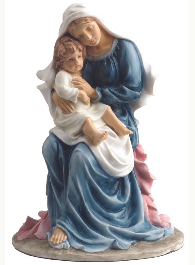 Madonna &amp; Child Seated, Color 9”
