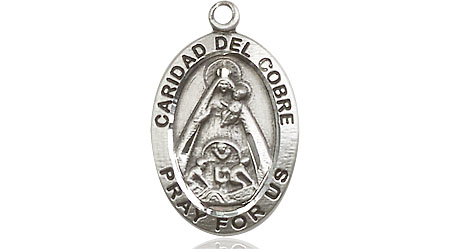 Sterling Silver Caridad del Cobre Medal