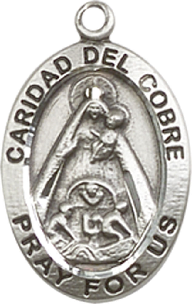 Sterling Silver Caridad del Cobre Medal