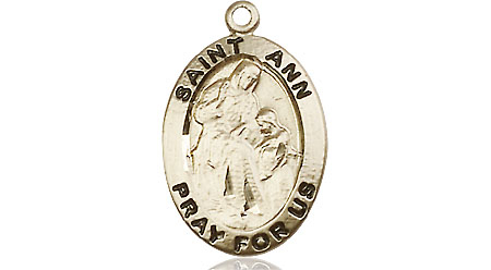 14kt Gold Filled Saint Ann Medal