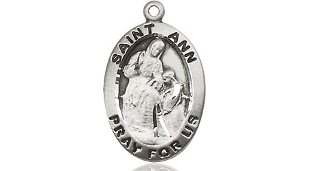 Sterling Silver Saint Ann Medal