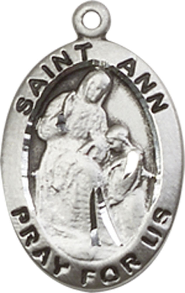 Sterling Silver Saint Ann Medal