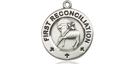 Sterling Silver First Reconciliation / Penance Medal