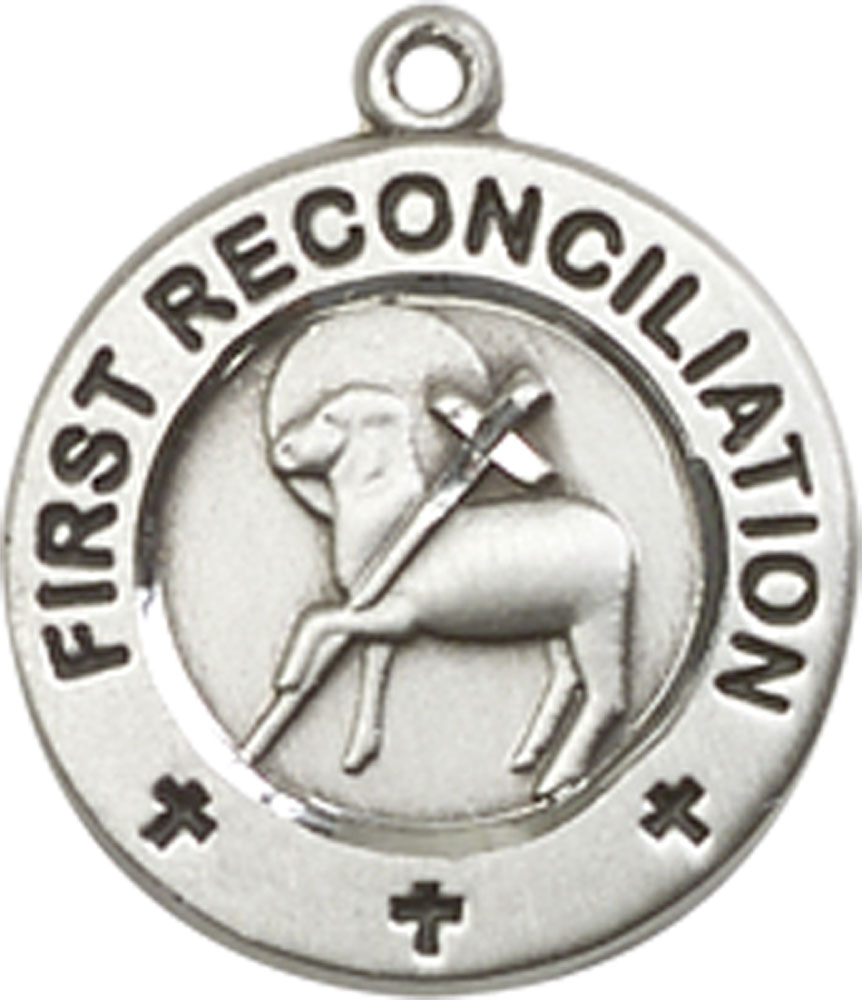 Sterling Silver First Reconciliation / Penance Medal