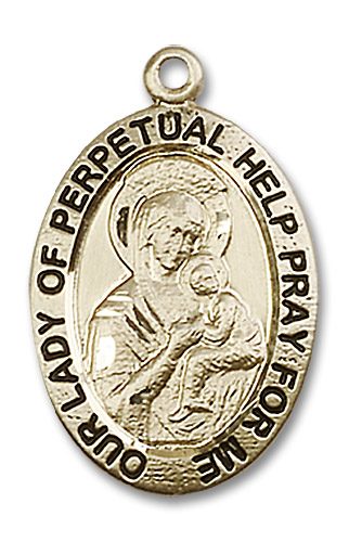 14kt Gold Filled Our Lady of Perpetual Help Medal