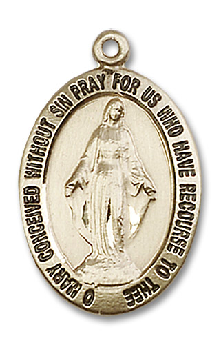 14kt Gold Filled Miraculous Medal