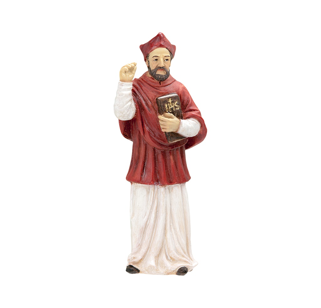 4" Cold Cast Resin Hand Painted Statue of St. Robert