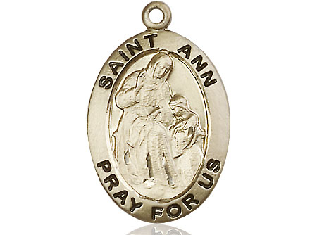 14kt Gold Filled Saint Ann Medal