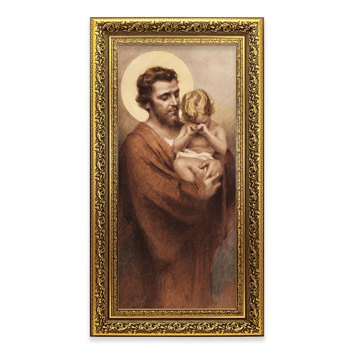 Chambers: St. Joseph Holding Crying Baby Jesus  11x15