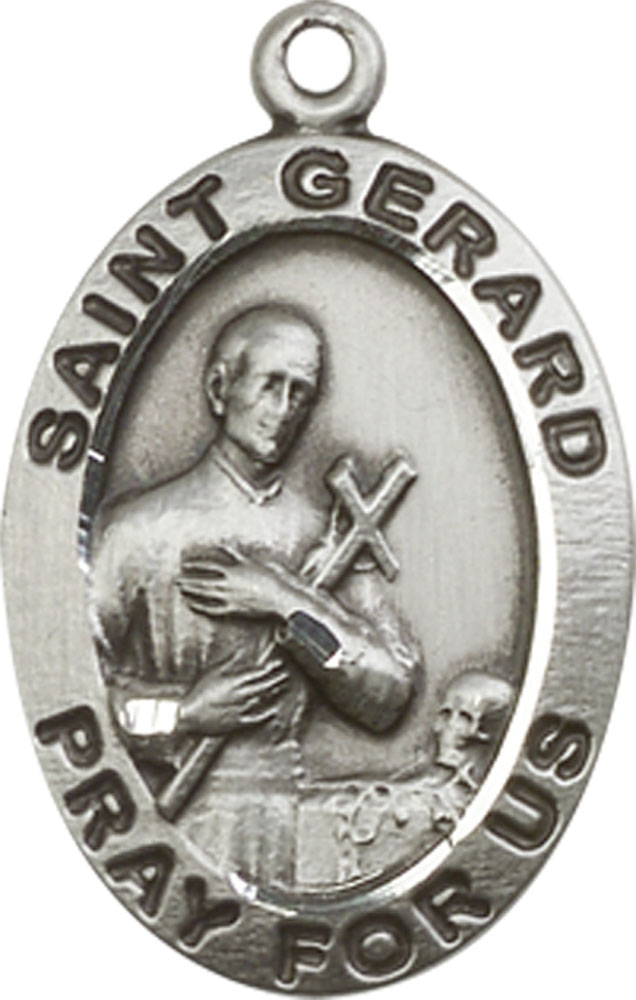 Sterling Silver Saint Gerard Medal