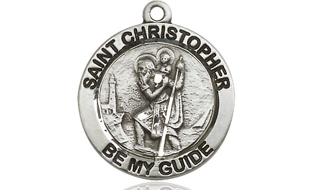 Sterling Silver Saint Christopher Medal