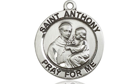 Sterling Silver Saint Anthony of Padua Medal