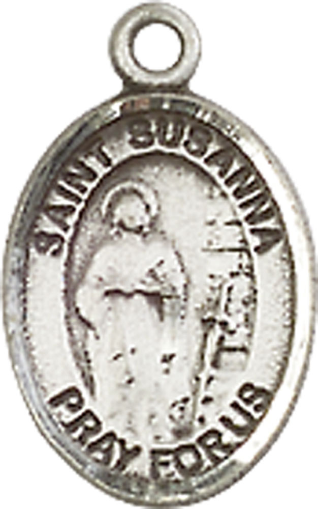 Sterling Silver Saint Susanna Medal