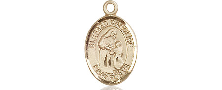 14kt Gold Filled Blessed Caroline Gerhardinger Medal