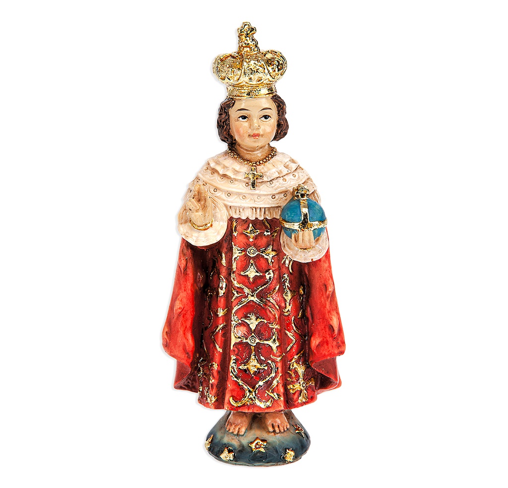 4&quot; Cold Cast Resin Hand Painted Statue of Infant of Praque 