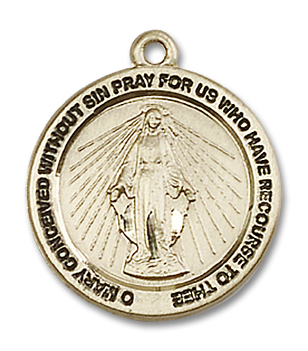 14kt Gold Filled Miraculous Medal