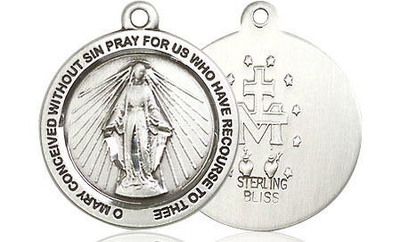 Sterling Silver Miraculous Medal