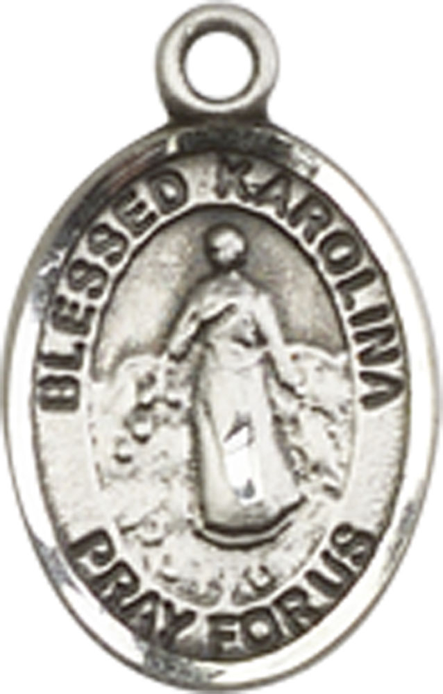 Sterling Silver Blessed Karolina Kozkowna Medal