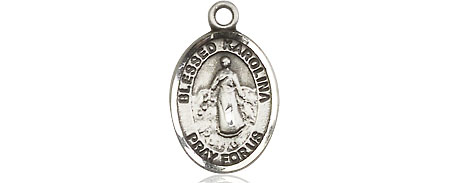 Sterling Silver Blessed Karolina Kozkowna Medal