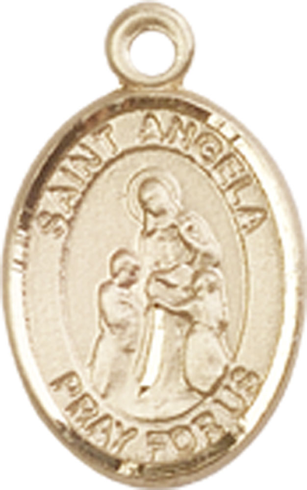 14kt Gold Filled Saint Angela Merici Medal