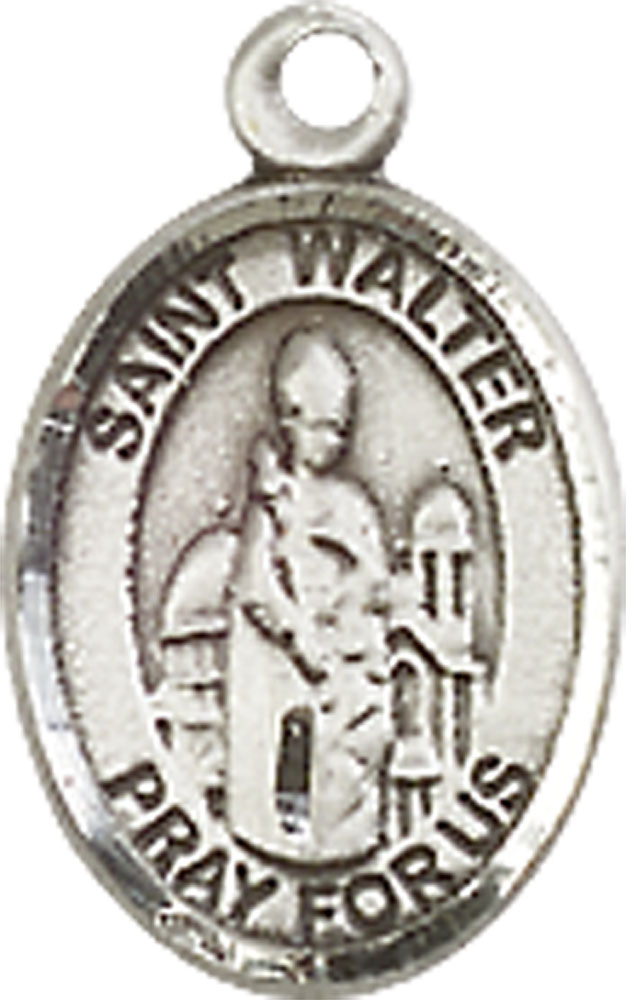 Sterling Silver Saint Walter of Pontnoise Medal