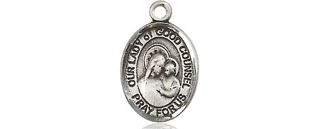 Sterling Silver Our Lady of Good Counsel Medal