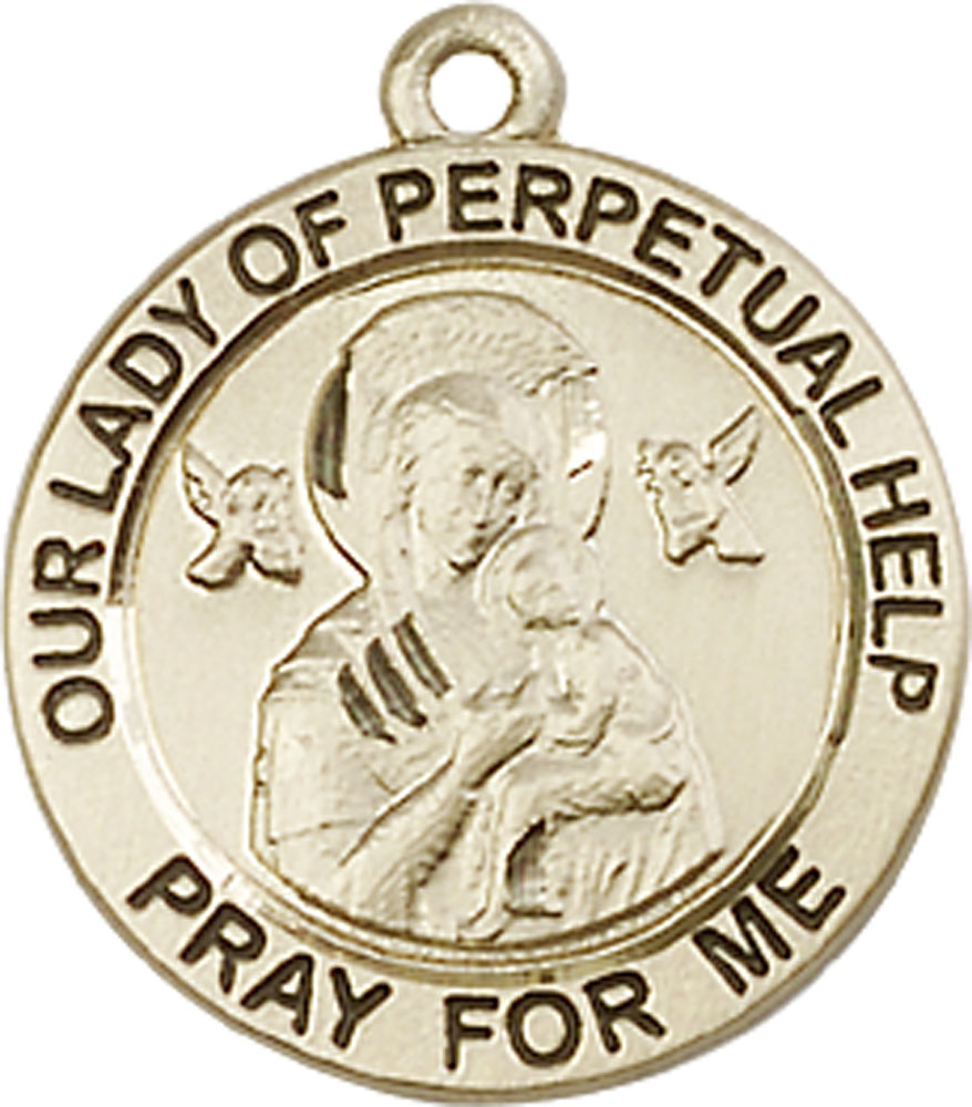 14kt Gold Filled Our Lady of Perpetual Help Medal