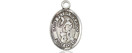 Sterling Silver Saint Peter Nolasco Medal