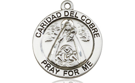 Sterling Silver Caridad del Cobre Medal