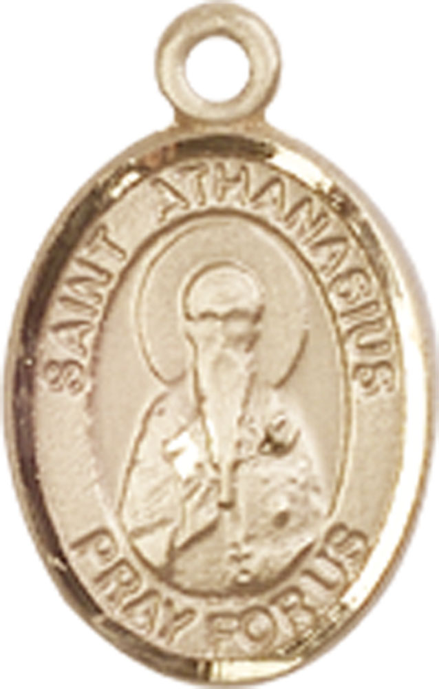 14kt Gold Filled Saint Athanasius Medal