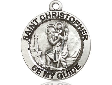 Sterling Silver Saint Christopher Medal