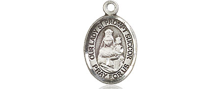 Sterling Silver Our Lady of Prompt Succor Medal
