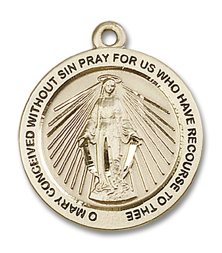 14kt Gold Filled Miraculous Medal