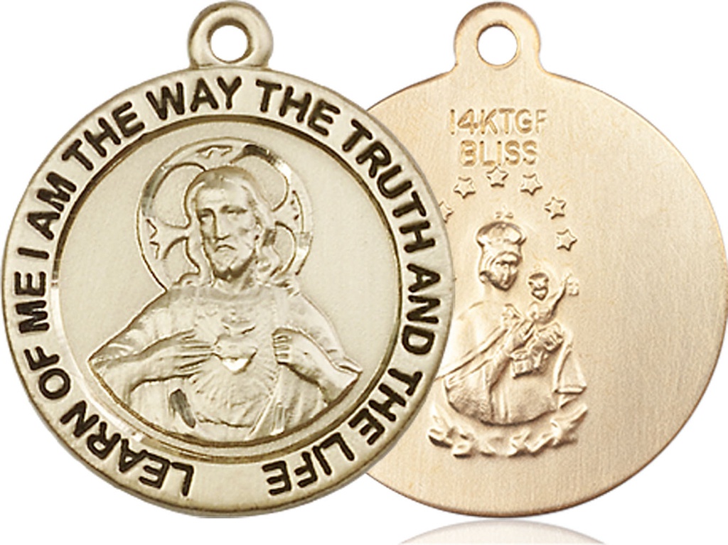 14kt Gold Filled Scapular Medal