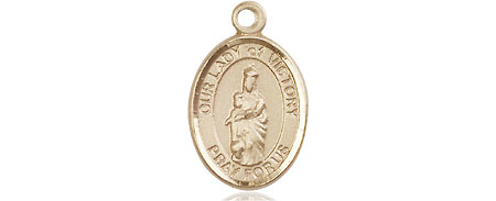 14kt Gold Filled Our Lady of Victory Medal