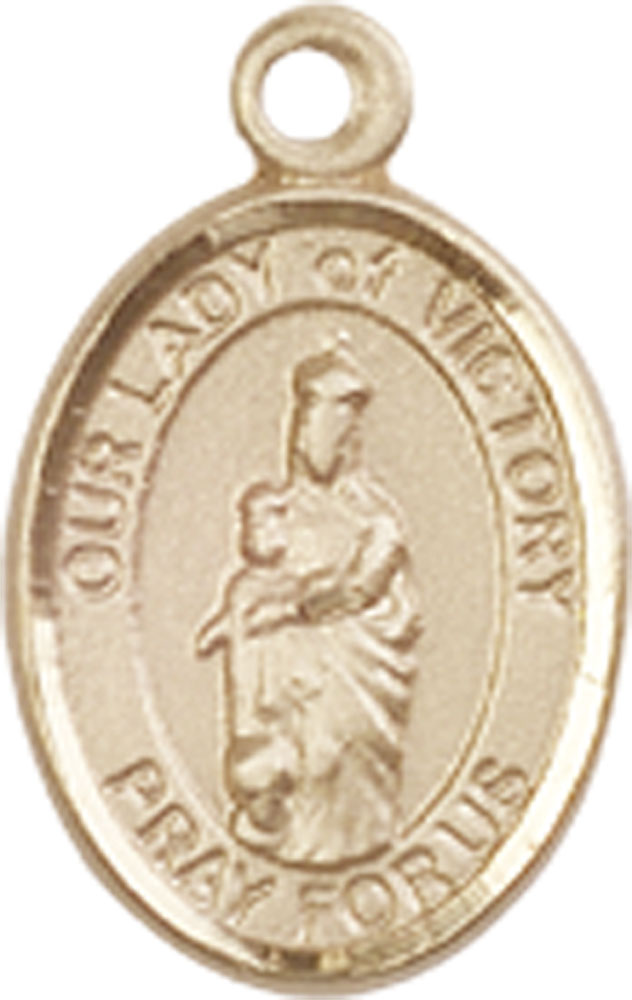 14kt Gold Filled Our Lady of Victory Medal