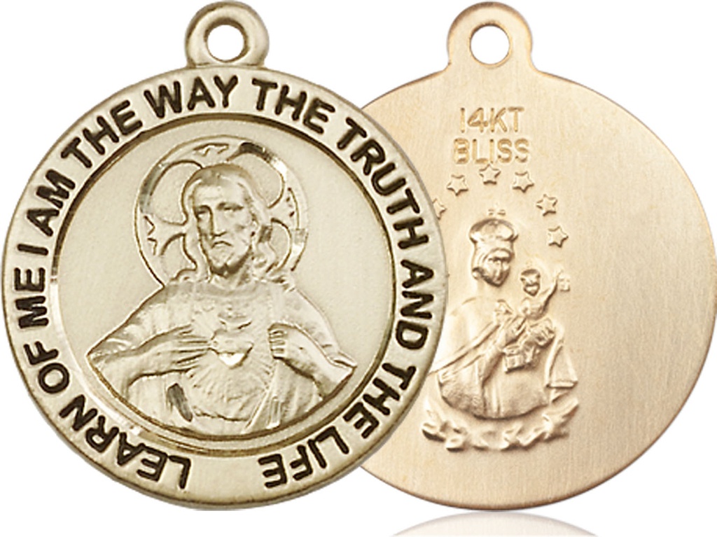 14kt Gold Scapular Medal