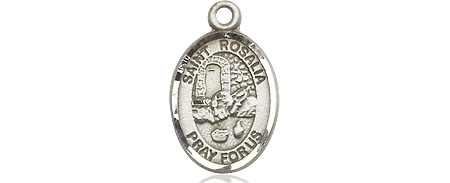 Sterling Silver Saint Rosalia Medal