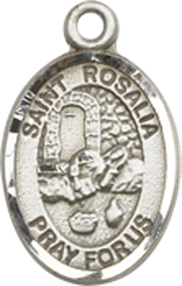 Sterling Silver Saint Rosalia Medal